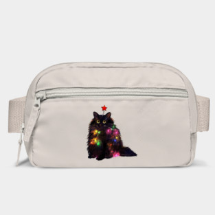 Christmas Lights Cat Bag