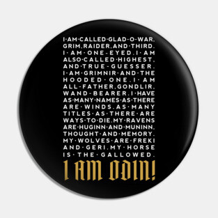 I Am Odin - I Pin