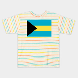 Flag of the Bahamas Kids T-Shirt