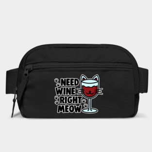 Need Wine Right Meow Wine Cat Lover Bag