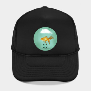 Unicycle Goldfish 02 Hat