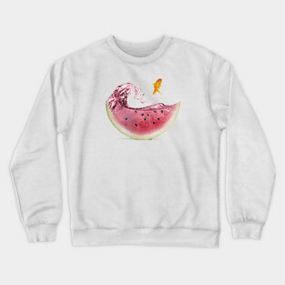 Watermelon Goldfish Crewneck Sweatshirt