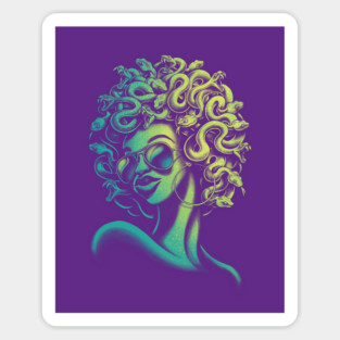 Funky Medusa Sticker