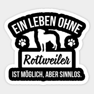 Rottweiler Sticker