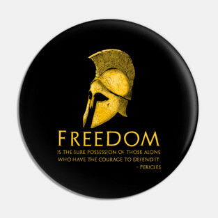 Ancient Greek Pericles Quote Freedom - Libertarian History Pin