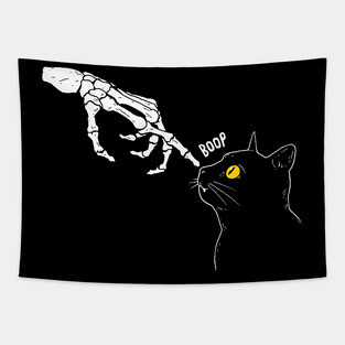 Cat: Spooky Boop Tapestry