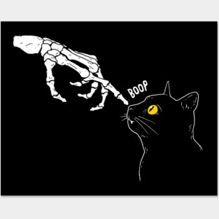 Cat: Spooky Boop Posters and Art