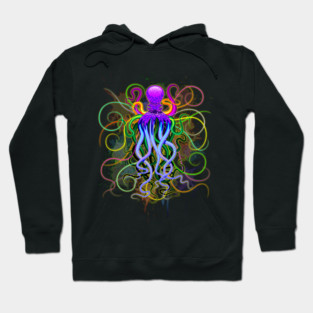 Octopus Psychedelic Luminescence Hoodie