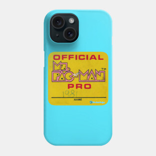 Ms Pac Man Pro sticker 1981 Phone Case
