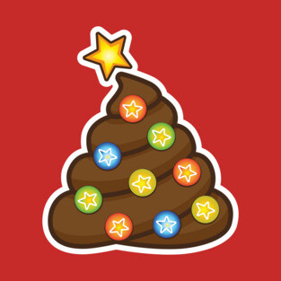 Poop Emoji Christmas Tree T-Shirt
