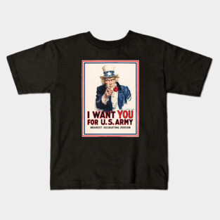 I Want You Kids T-Shirt