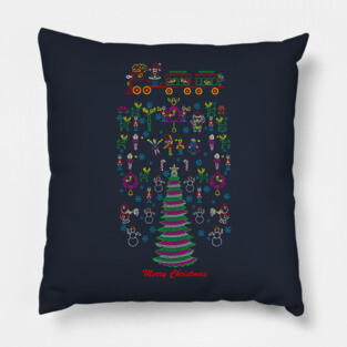 Philadelphia Department Store Christmas Lightshow Pillow
