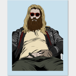 Fat Thor Posters and Art