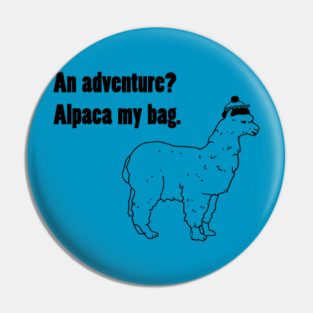 Alpaca My Bag Pin
