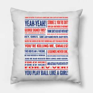 The Sandlot Quotes Pillow