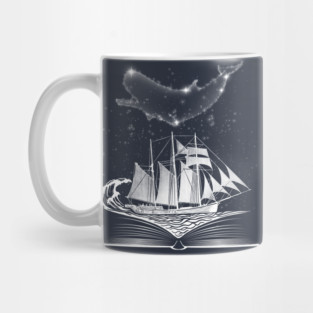 Moby Dick in the sky Mug