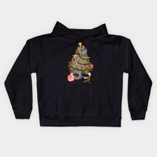 Christmas Cat or Christmas Tree? Kids Hoodie