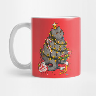 Christmas Cat or Christmas Tree? Mug