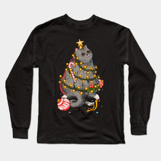 Christmas Cat or Christmas Tree? Long Sleeve T-Shirt