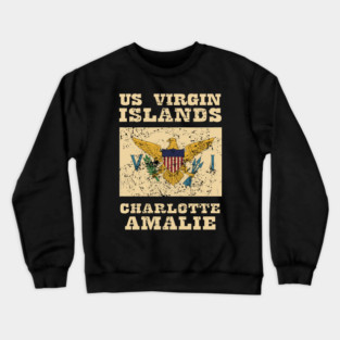 Flag of US Virgin Islands Crewneck Sweatshirt