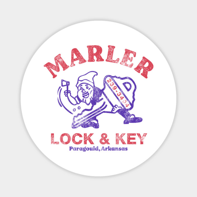 Marler Lock & Key Magnet by rt-shirts