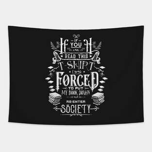 Book Reading Lover Tapestry