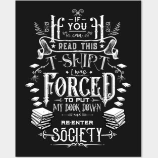 Book Reading Lover Posters and Art