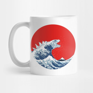 Hokusai Kaiju Mug