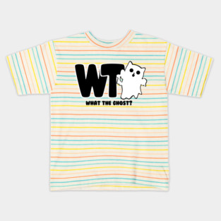 What The Ghost? Logo - Dark Kids T-Shirt