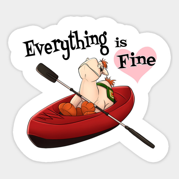 Derrick - The Emotional Support Camel Sticker by Rusty Quill