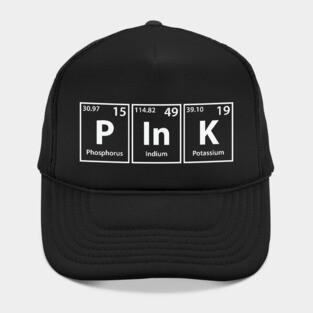 Pink (P-In-K) Periodic Elements Spelling Hat