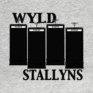 Black Wyld Stallyns Flag T-Shirt