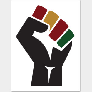Black Power Fist - Black History Month Posters and Art