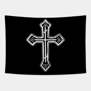 Cross 01 Great for Mask Tapestry