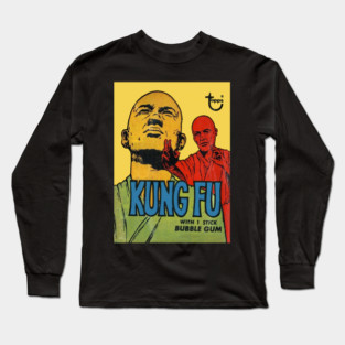 Kung Fu Television Show Bubble Gum Wax Pack (1 Stick) Long Sleeve T-Shirt