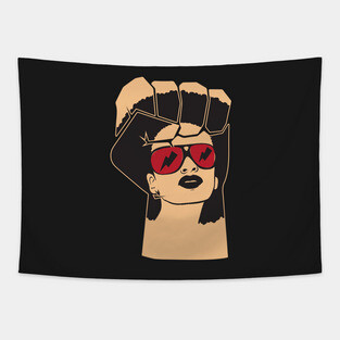 African American T-Shirt for Men, Women, & Children Tapestry