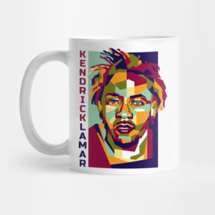 Abstract Kendrick Lamar In WPAP Mug