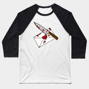 yandere love letter Baseball T-Shirt