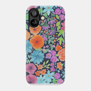 Floral watercolor pattern Phone Case
