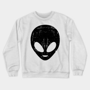 Alien Head Crewneck Sweatshirt