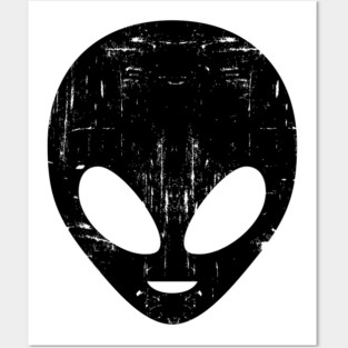 Alien Head Posters and Art