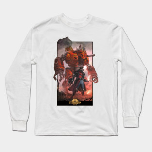 Red Steam Long Sleeve T-Shirt