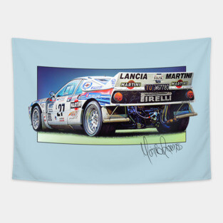 Lancia 037 Group B Tapestry