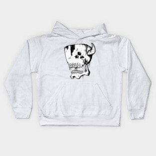 Demonic skull Kids Hoodie
