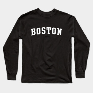 Boston tie dye or solid Long Sleeve T-Shirt
