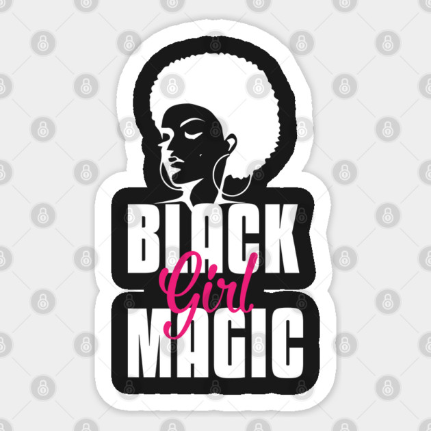 Black Girl Magic | Strong Black Woman Sticker by UrbanLifeApparel