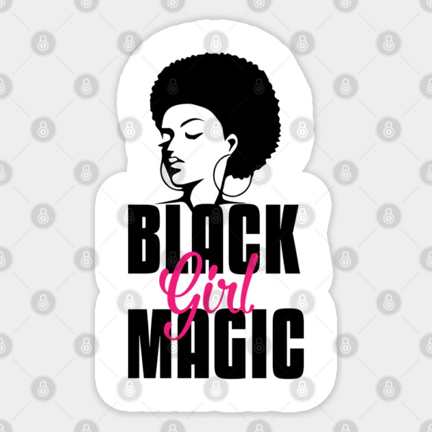 Black Girl Magic | Strong Black Woman Sticker by UrbanLifeApparel