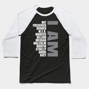 I Am A Strong Black Man Baseball T-Shirt