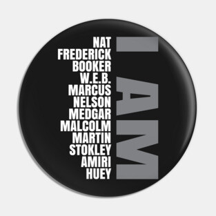 I Am A Strong Black Man Pin