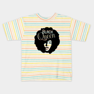 Black Queen | Strong Black Woman Kids T-Shirt
